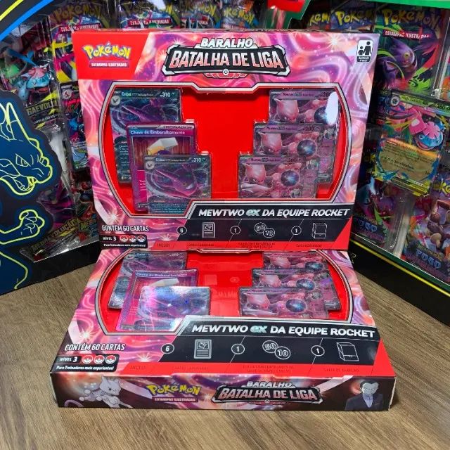 Deck Batalha De Liga Mewtwo Ex da Equipe Rocket - Pokémon TCG