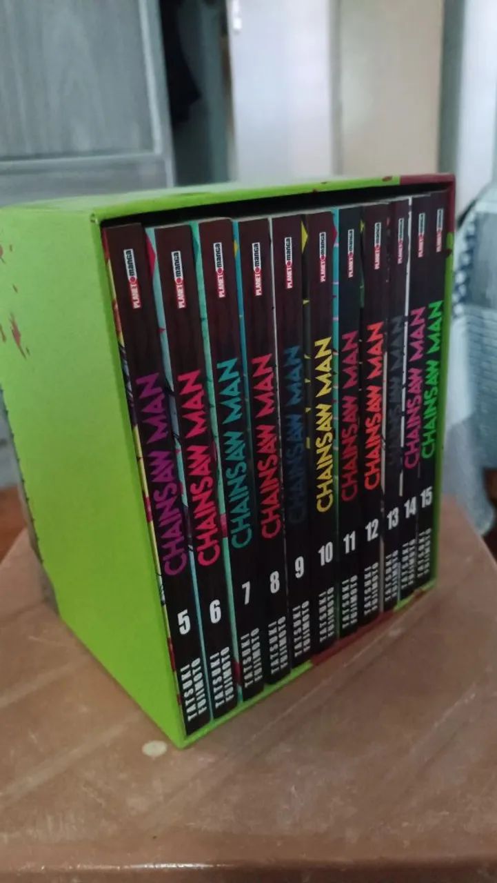 Box de Chainsaw man - livros 5 a 15