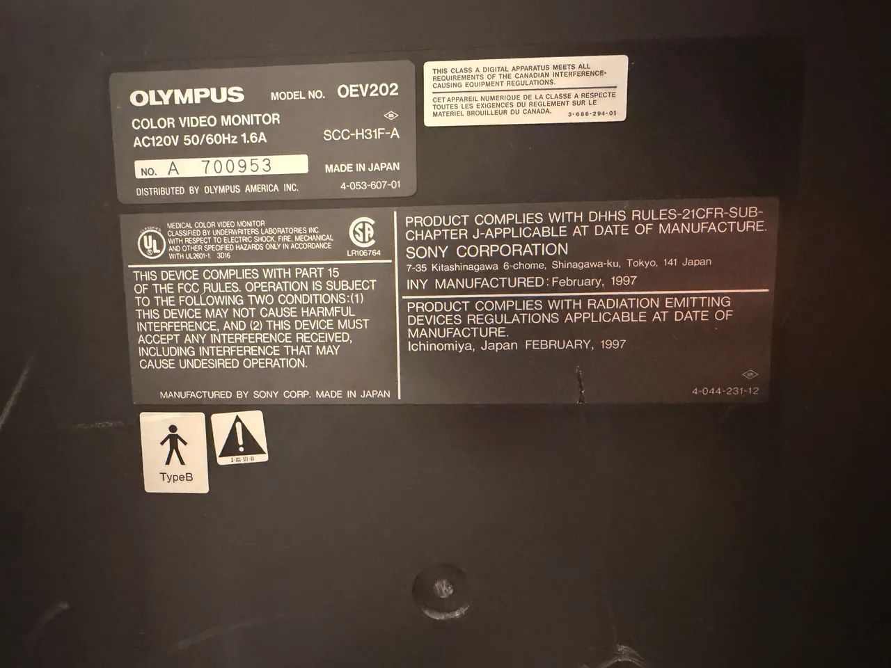 Monitor Profissional Olympus OEV202 Sony Trinitron PVM 20? RGB - Retrogame / Arcade - Foto 4