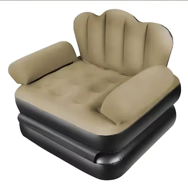 Sofa Cama Inflavel 5 Em 1 Dobravel Poltrona De Luxo Casa - Foto 4