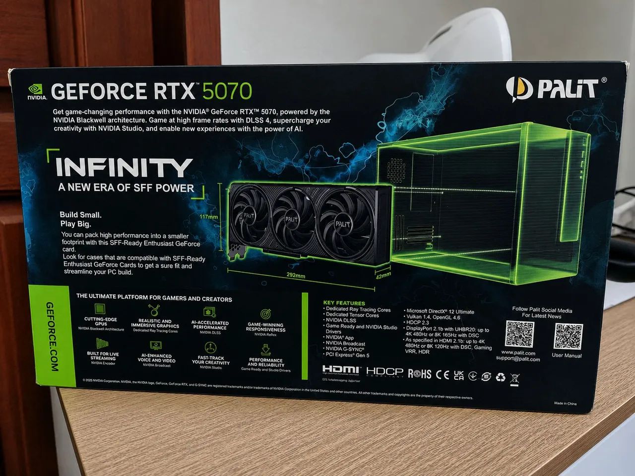 Placa de Video RTX 5070 12GB Palit (Lacrada) - Foto 2