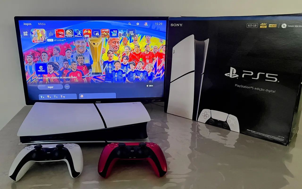 Ps5 Slim 825gb 2 controles  - Foto 3