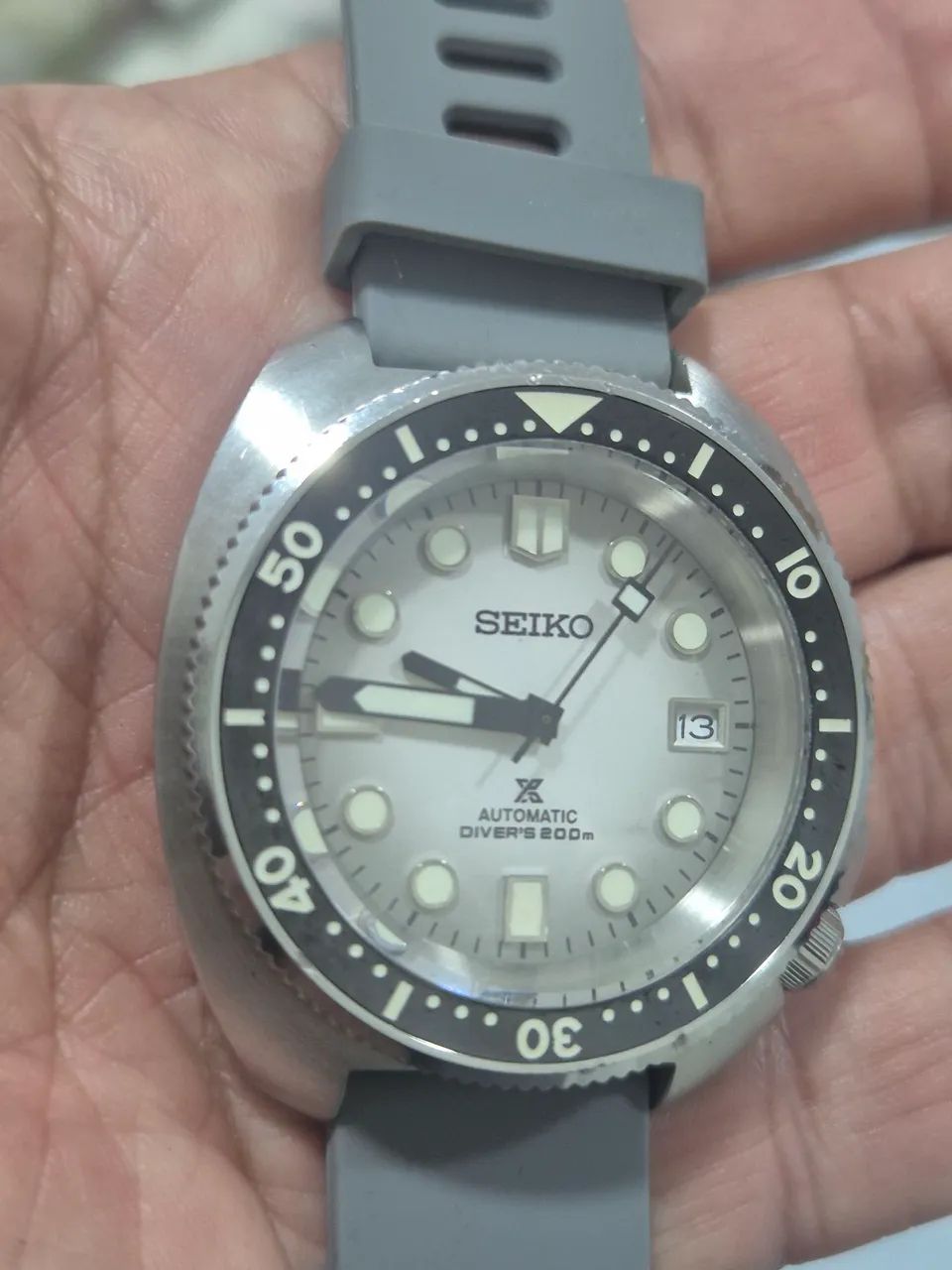 Relógio SEIKO PROSPEX TURTLE  "GLACIER"  200 METROS  -  CUSTOMIZADO - Foto 3