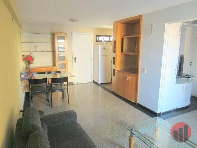 Apartamento com 1 dormitório para alugar, 44 m² por R$ 1.100/mês - Mucuripe - Fortaleza/CE - Foto 4