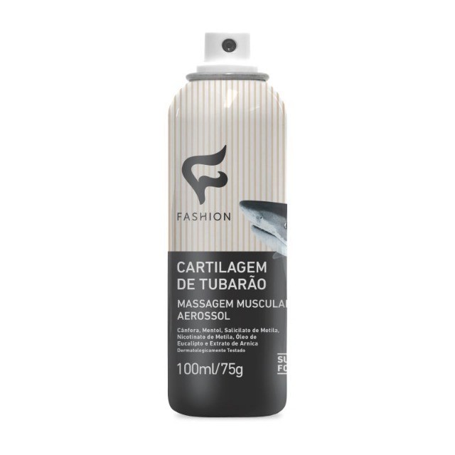 Spray para massagem - Cartilagem de tubarão - aerossol - 100ml/75g