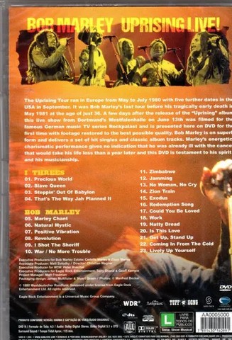 DVD  Bob Marley Uprising Live - Foto 2