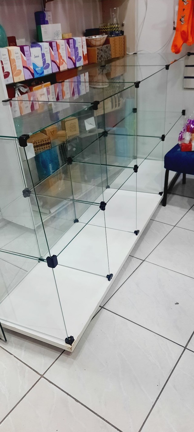 Balcão de vidro 