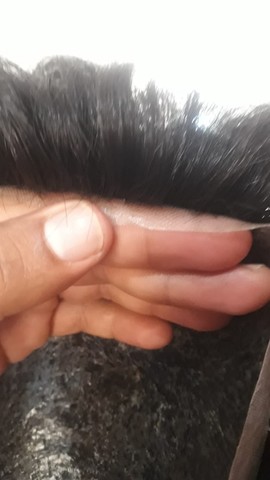 protese capilar peruca cabelo humano micropele tds os tons