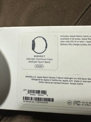 Vende-se Apple whatch série 7 45 mm novíssimo!
