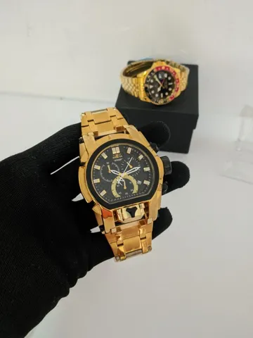 Comprar Relógio Masculino Invicta Zeus Magnum Linha Gold One