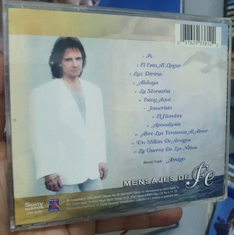 CD Roberto Carlos Mensagens de Fé USA - Foto 2