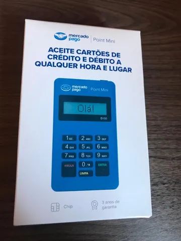 Maquininha de Cartão - Point Mini Bluetooth Mercado Pago - Foto 3