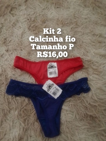 Calcinhas fio e outros modelos tamanho P - Foto 2