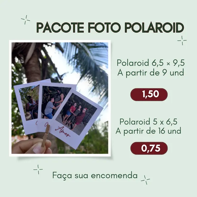 Revelar 35 Fotos Polaroid Revelação + Frete G R Á T I S