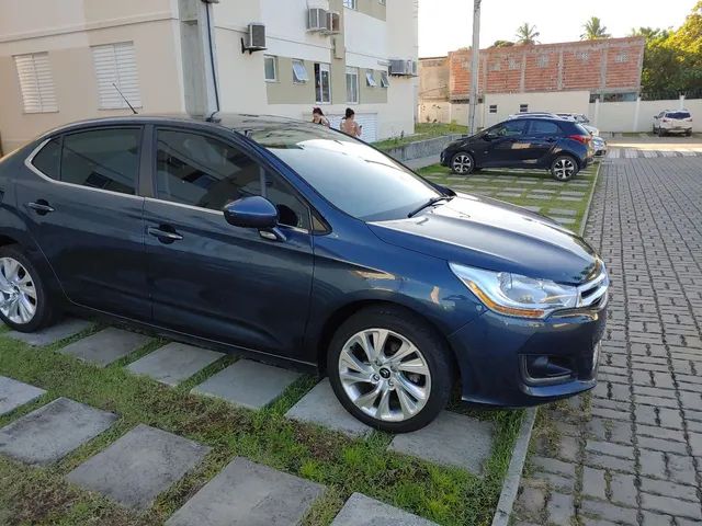 Citroen C4 Lounge Tendance 2.0 Flex Azul 2014