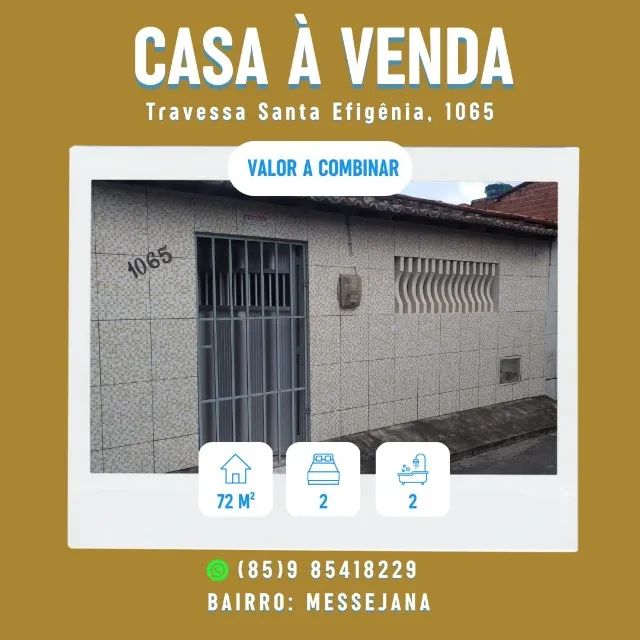 Captação de Casa a venda na Travessa Santa Efigênia, Guajerú, Fortaleza, CE