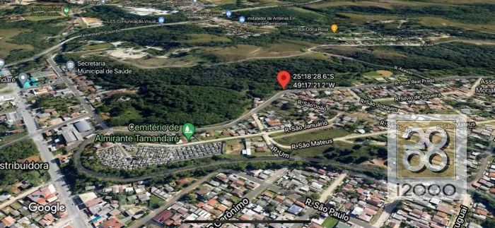 Terreno - R Jose Real Prado, 357 - Jardim S Francisco - Curitiba PR