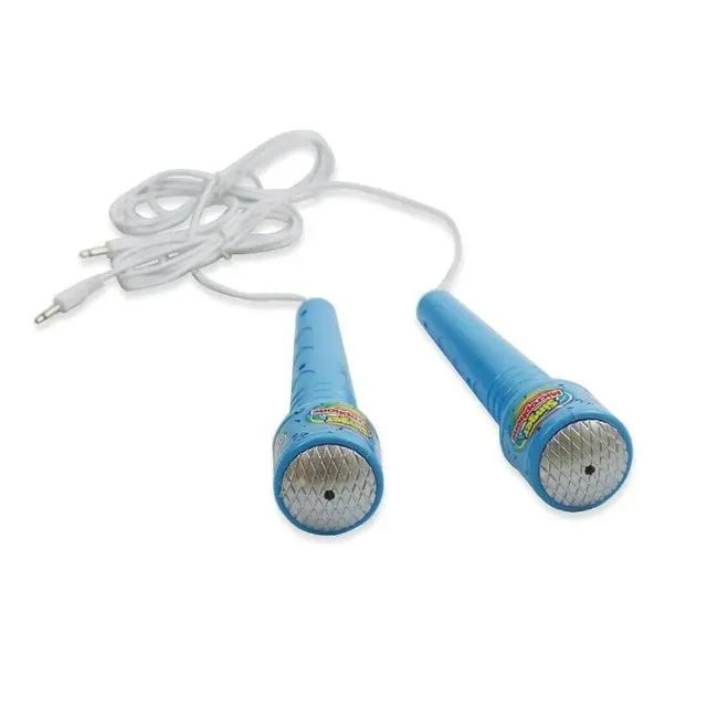 Microfone Duplo Infantil Conexao Mp3 Super Pop Wb7694 - Foto 2