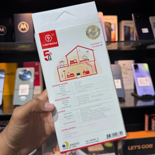 Repetidor de Sinal Wi-Fi Kapbom KA-X335 5Ghz 1200M - Alta Velocidade e Cobertura - Foto 6