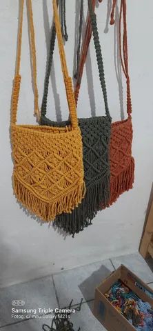 PROMOCAO bolsas verão em.macrame