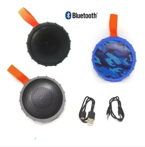 Caixinha De Som Bluetooth Pequena Portátil Resistente Água - Foto 4
