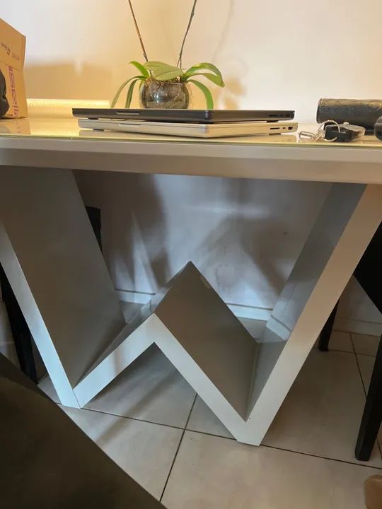 Mesa jantar com 6 cadeiras em ótimo estado - Foto 4