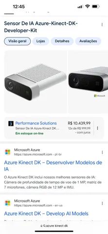 Sensor de IA profissional. Camera Azure Kinect - com lidar - Foto 2