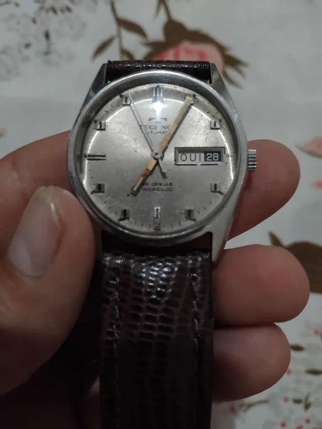 Relogio technos antigo Suíço em perfeito estado - Foto 2