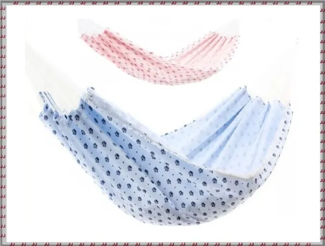 Rede de dormir infantil rosa princesa ou azul - suporta até 30 kg