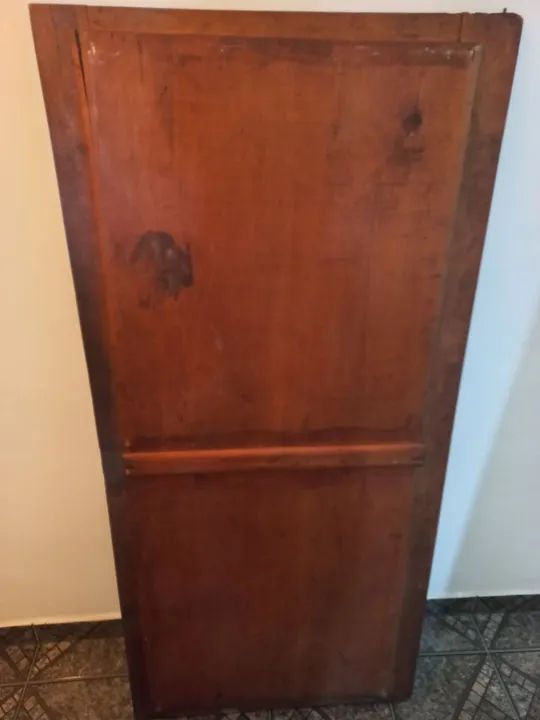 Espelho antigo madeira era de um guarda roupa - Foto 2