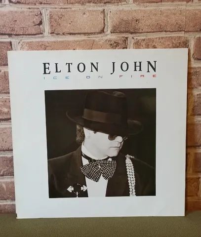 Elton John - Ice on Fire - LP vinil nacional usado