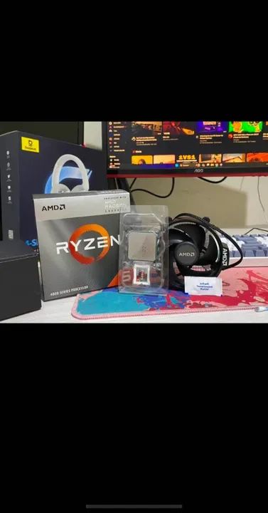 Processador Ryzen 5 4600g + Coolerbox AMD + Placa de vídeo Vega 7 (integrada) - Foto 3