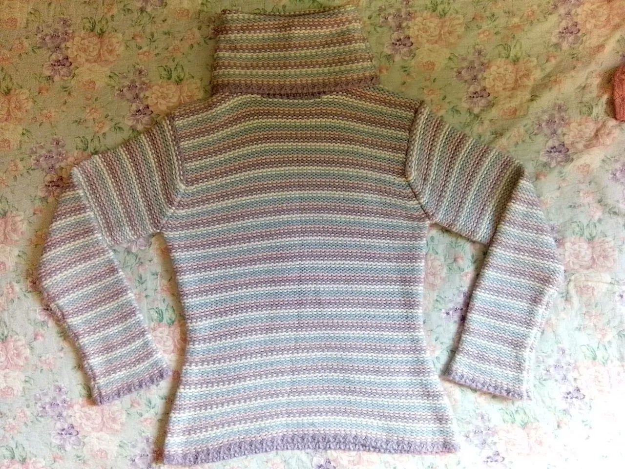 2 BLUSAS DE TRICÔ N°3/GG (BABY BOSS)