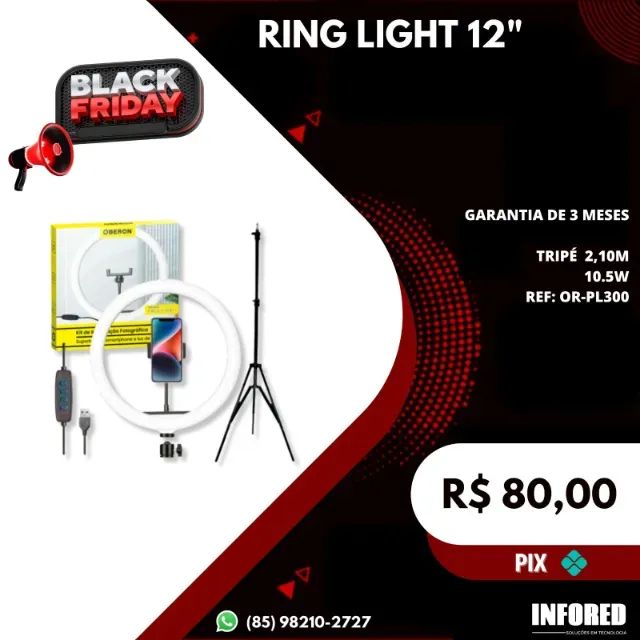  Ring light 12 polegadas OR-PL300