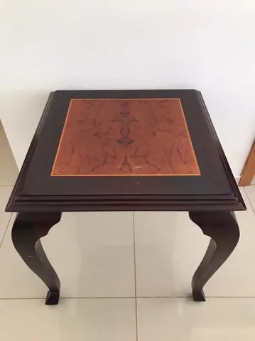 Mesa de Apoio em madeira e Marchetaria