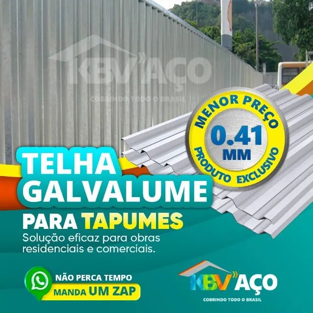 Telhas Galvalume para sua obra - Foto 4