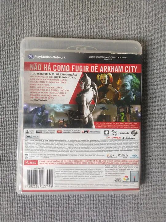 Jogo Batman Arkham City Para PS3 - Foto 3