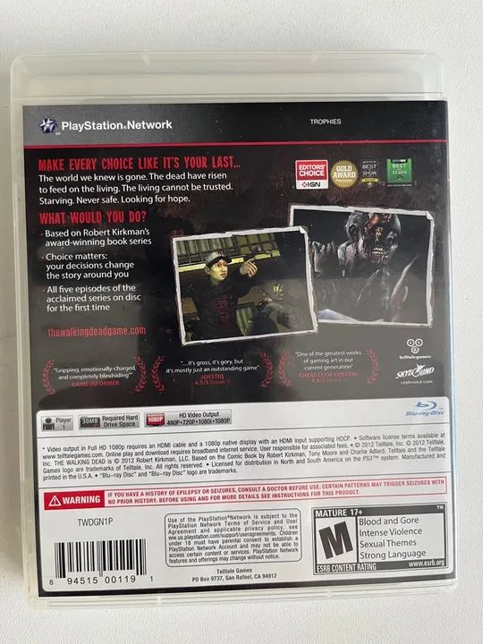 The Walking Dead - PS3 jogo  - Foto 3