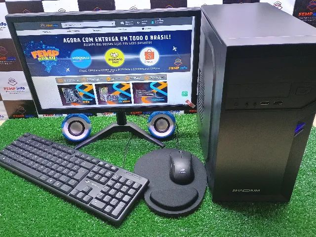 PC Office Intel i3 Completo (Novo, Parcelado sem juros, Entrega*) - Foto 2