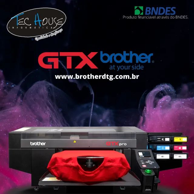 Impressora Têxtil Brother Gtx Pro Dtg And Dtf Periféricos De Computador Jardim Stella Santo 3598