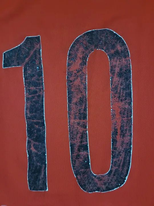 Camisa Oficial Internacional Porto Alegre Nike Vermelha #10 tamanho G - Foto 6
