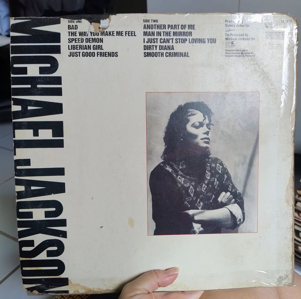 Disco de Vinil Michael Jackson - Bad - Foto 2