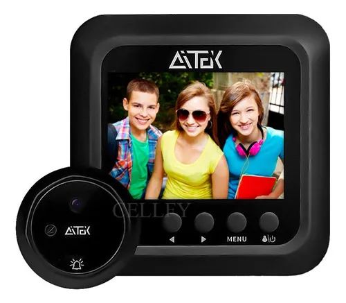 Campainha Olho Mágico Digital 2,4 Visão Noturna Foto 320p AITEK SIGMA-02004