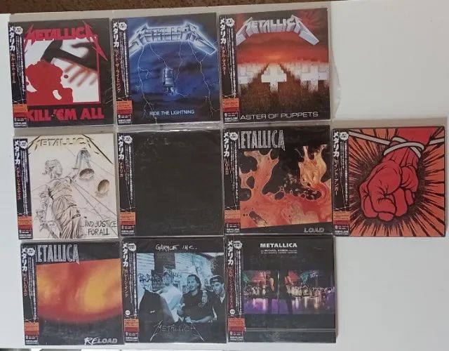 Metallica - Coleção Mini Vinil Com Obi - Made in Japan