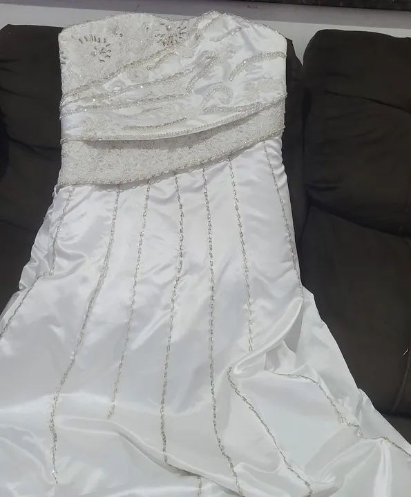  Vende se  Vestido de noiva usado   - Foto 4