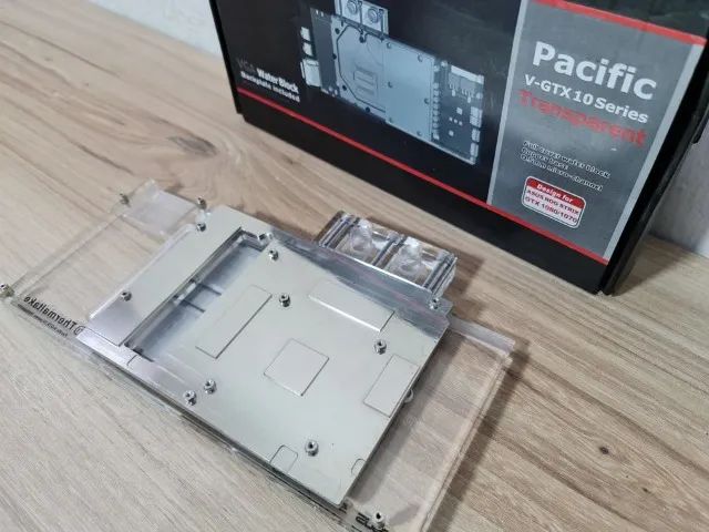 WaterBlock GPU Thermaltake Pacific V-GTX10 SERIES-1070/1080 + Backplate - watercooler - Foto 2