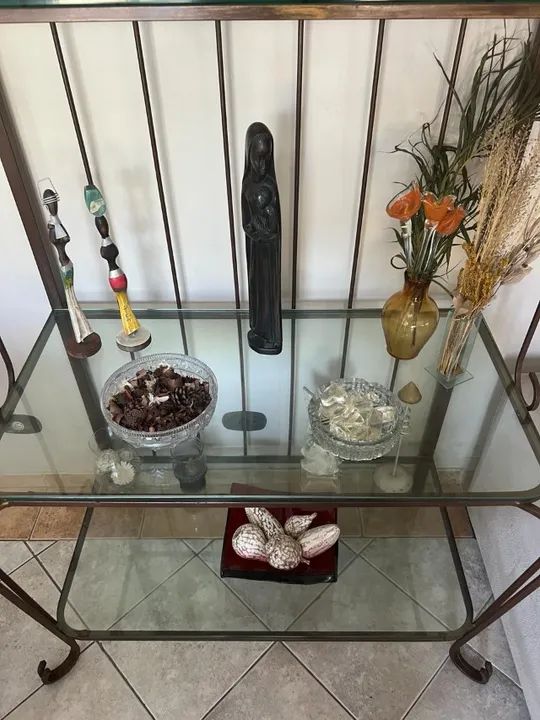 Estante de ferro e vidro  - Foto 3