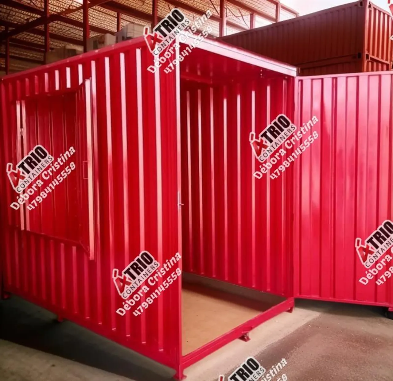 Container obra segura desmontável