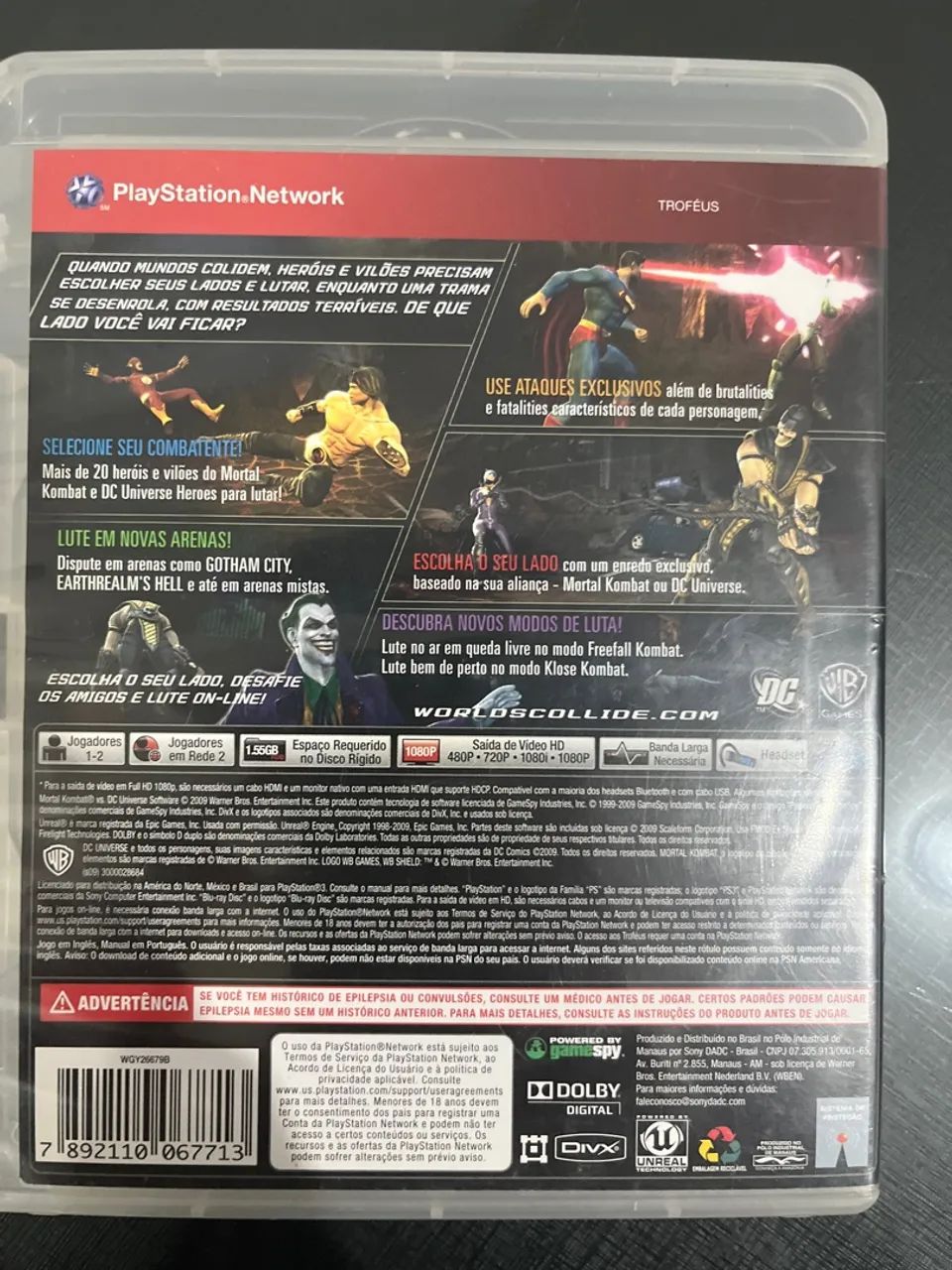 Mortal Kombat vs DC Universe PS3 - Foto 2