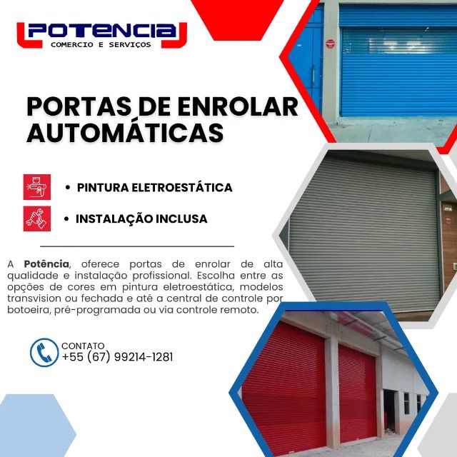 Portas de Enrolar Automática